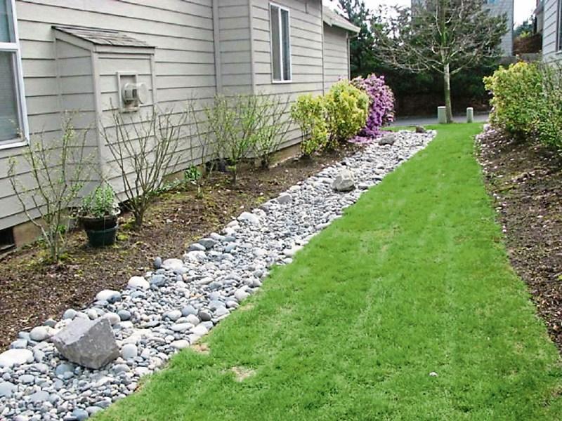french drain installation